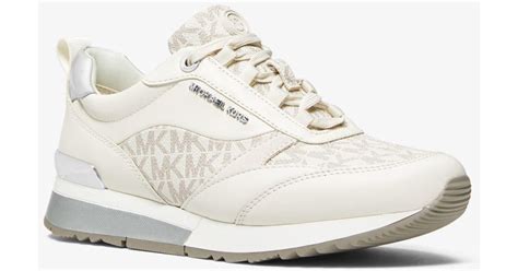 michael kors mk allie trainer|allie stride leather trainer.